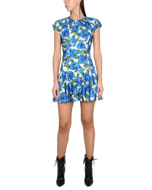 Philosophy Di Lorenzo Serafini Blue Philosophie di Lorenzo Serafini Rosenabdruckkleid
