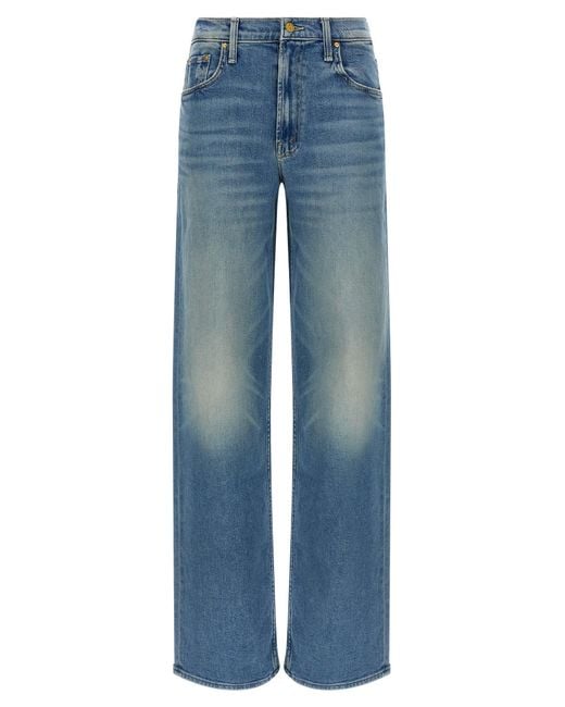 Jeans "The Spinner Zip Sneak" di Mother in Blue