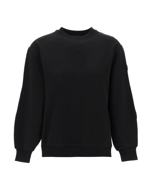 Moncler Crewneck Sweatshirt Met Emb in het Black