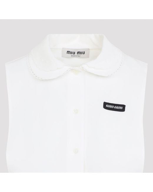 Miu Miu White Mini Dress