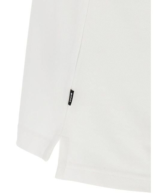 Boss 'parlay 147' Polo Shirt in het White
