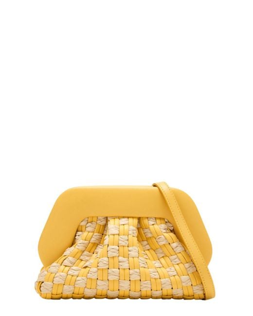 THEMOIRÈ Metallic Gea Micro Weaved Clutch