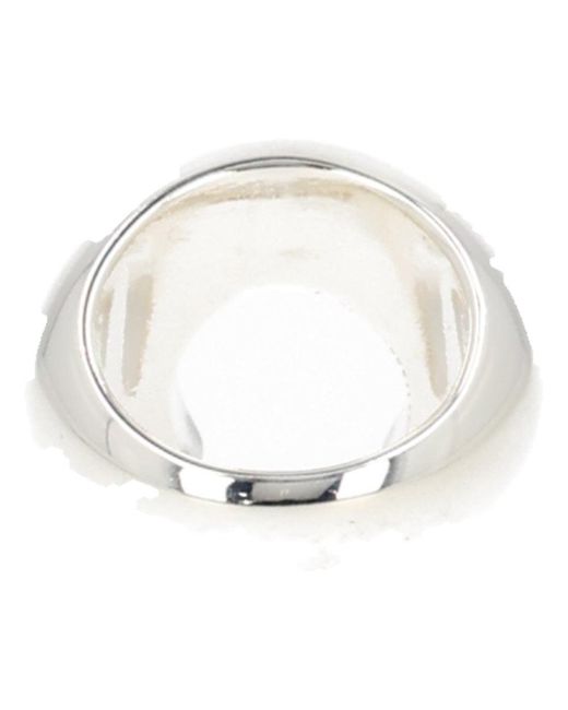MARINE SERRE Gray "Moon" Ring