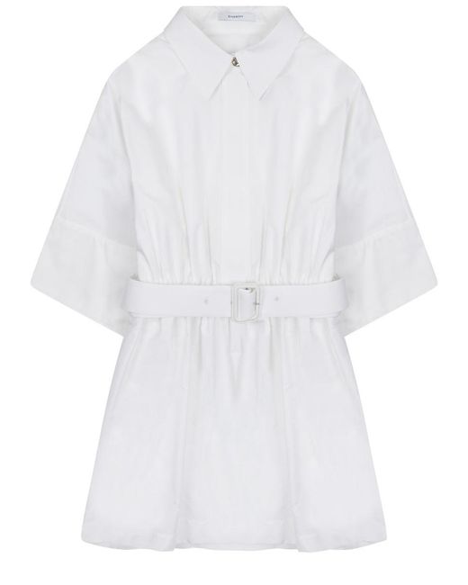 Givenchy White Cotton Mini Dress For
