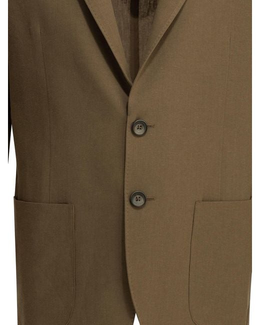 Herno Leinenblazer in Green für Herren