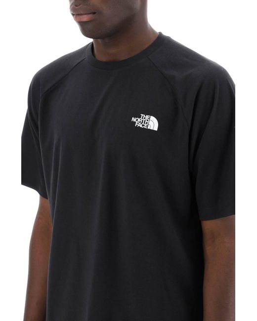 The North Face Black Die North Face Raglan Foundation t
