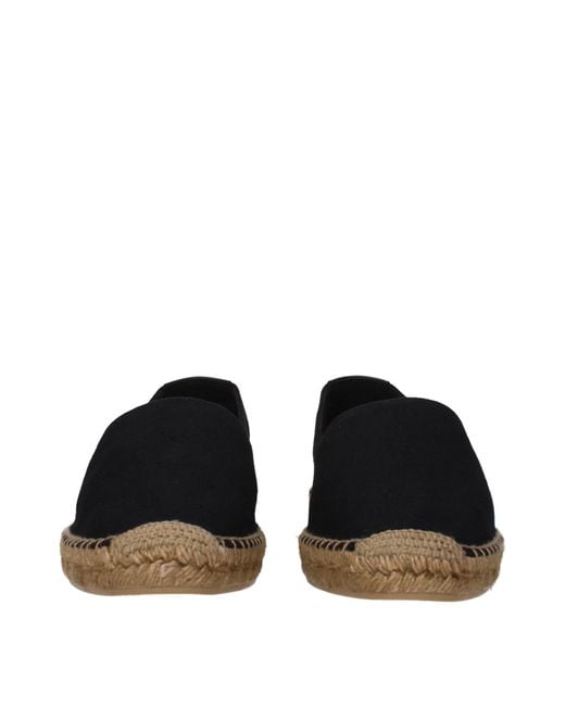 Saint Laurent Black Fabric Espadrillas