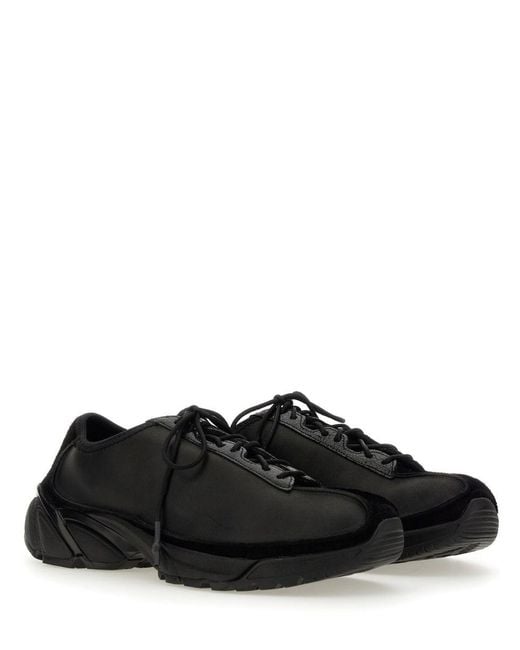 Our Legacy Black Lace-Up Sneakers