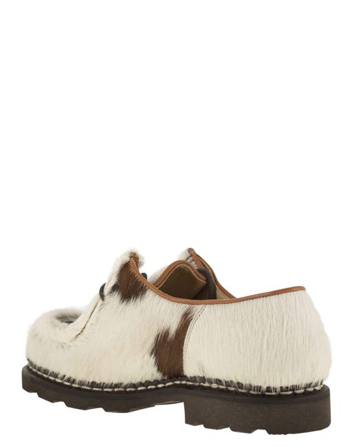 Paraboot Natural Michael/Marche Goat Hair Derby Shoes