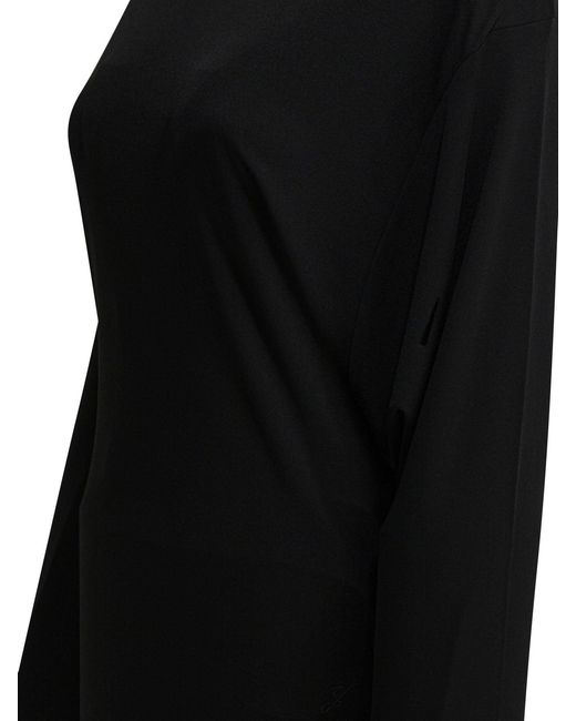Jacquemus "mistral"-jurk in het Black