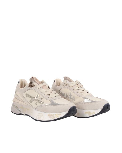 Premiata Pink Sneakers Moerund Offwhite