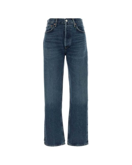 Agolde Blue Denim Jeans