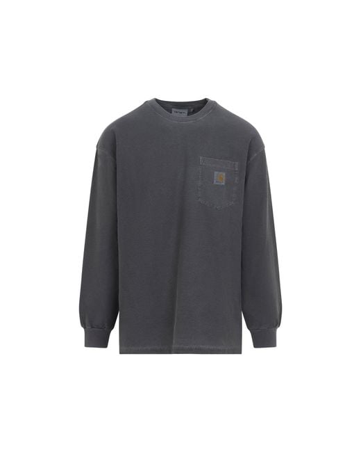 Carhartt Gray L/Loose Pocket T-Shirt