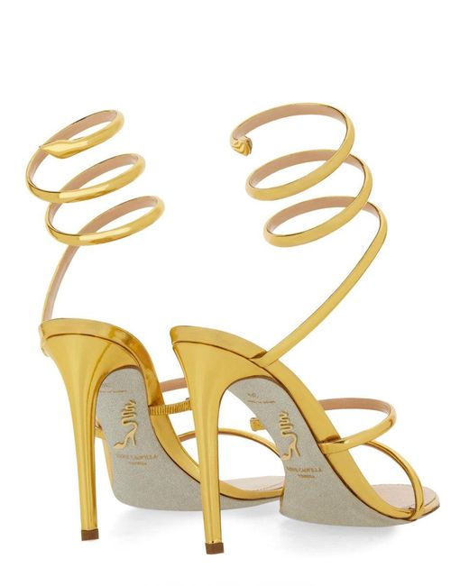 Rene Caovilla Metallic Sandals