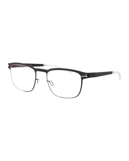 Mykita Brown Storm Metal Glasses