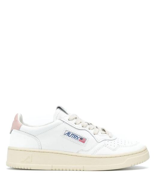 Autry White Turnschuhe mit Druck