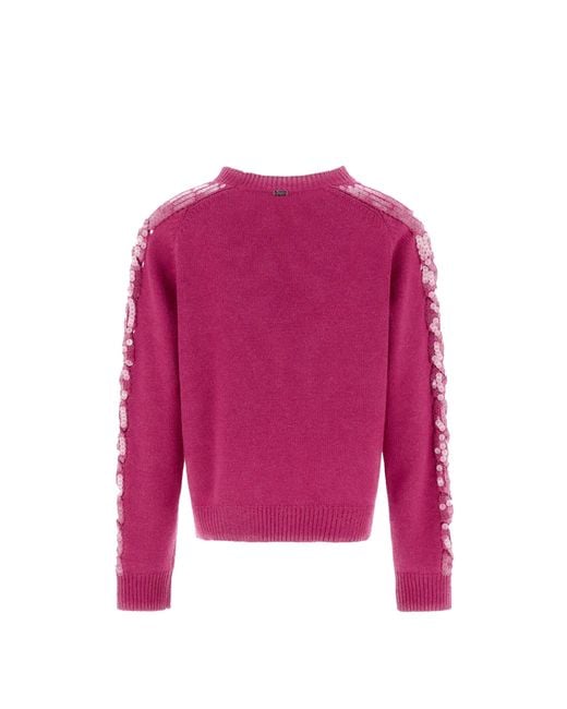 Herno Pink Cashmere Knitwear