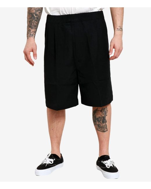 Laneus Black Shorts