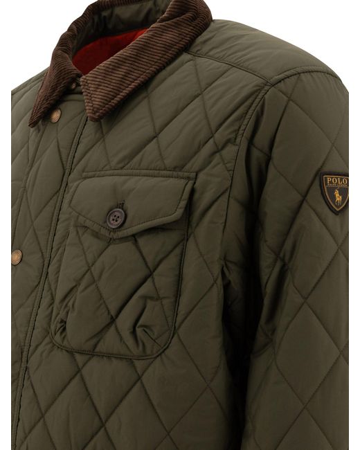 Polo Ralph Lauren "Beaton" gesteppte Jacke in Green für Herren