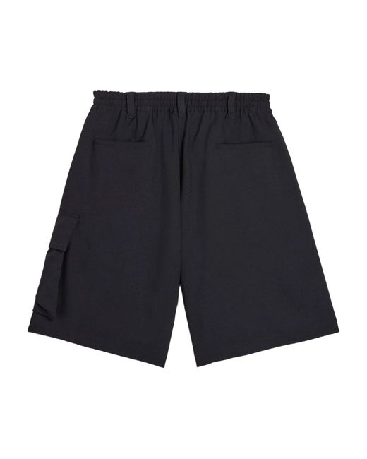 Y-3 Blue Su Cargo Shorts