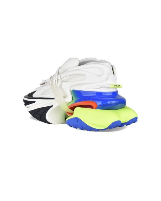 Balmain Blue Unicorn Sneakers for men