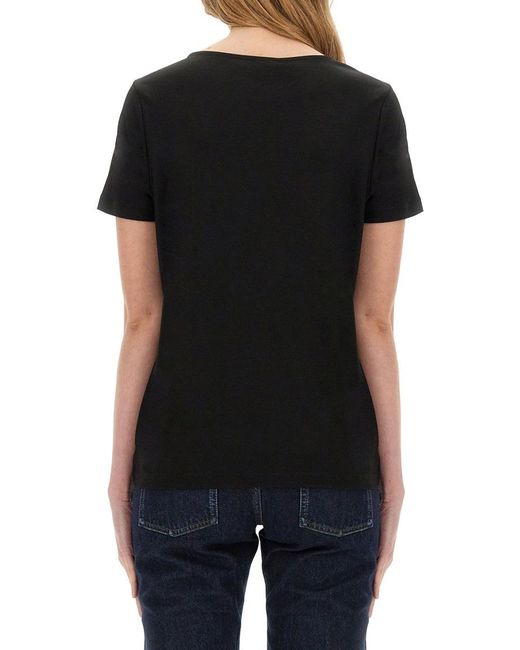 Fay Black Regular Fit T-Shirt