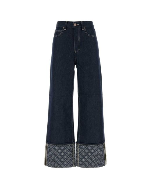 Tory Burch Blue Denim Jeans
