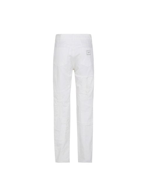 Dolce & Gabbana White Denim Jeans