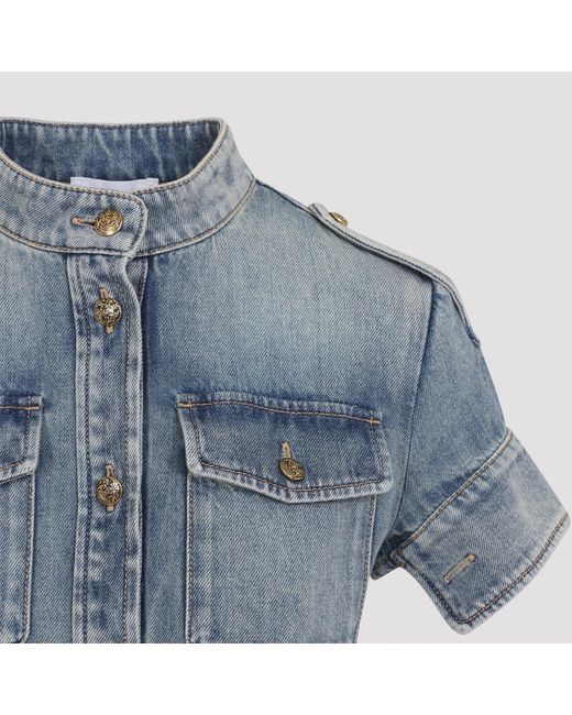 McQueen Denim Mini-jurk in het Blue