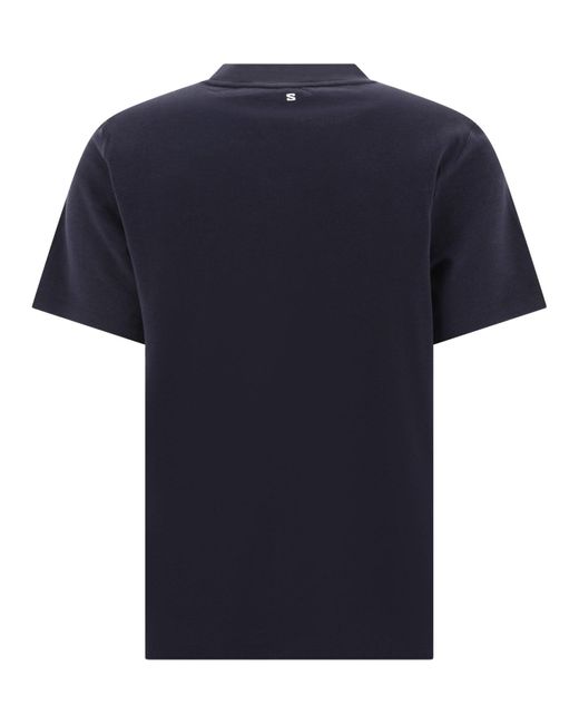 Salomon Blue "Globe Graphic" T Shirt for men