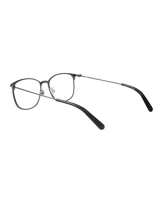 Montblanc Brown Metal Glasses