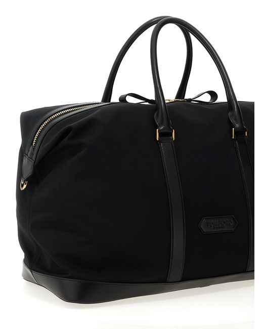 Tom Ford Lederen Details Reistas in het Black