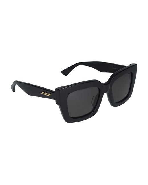 Bottega Veneta Zonnebrillen Bv1212 S 001 Zwart Zwart Grijs /20/145 in het Black voor heren