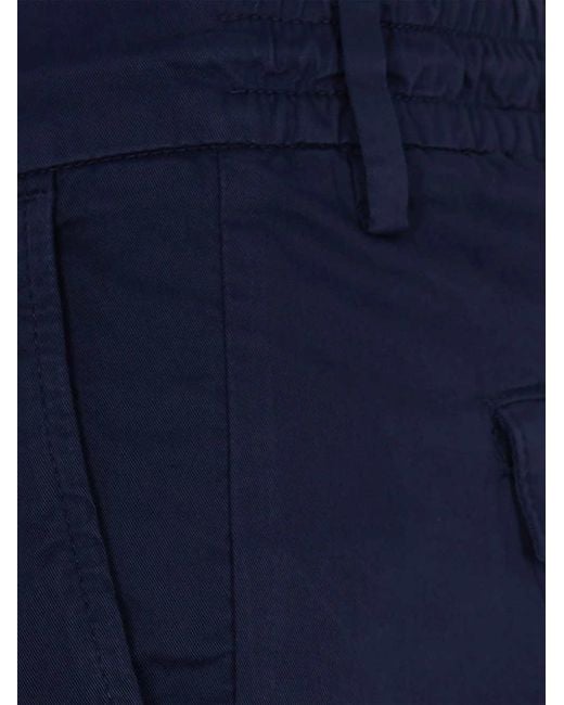 Eleventy White Drawstring Trousers for men