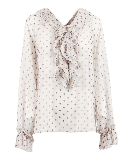 PAROS.H. Blusa P.A.R.O.S.H. de color White