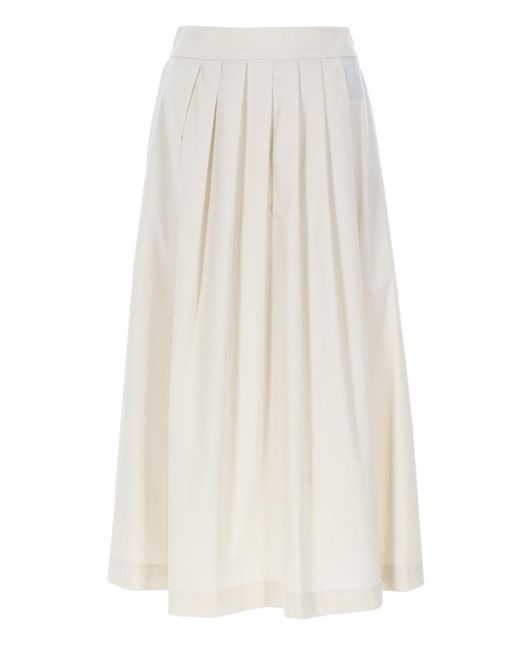 PT Torino White Gonna Midi "Doris"