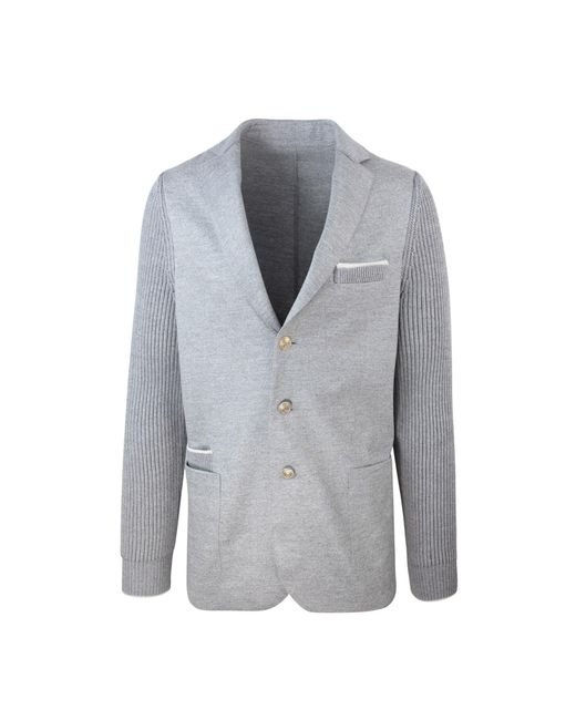 Eleventy Gray Giacca Monopetto Grigia