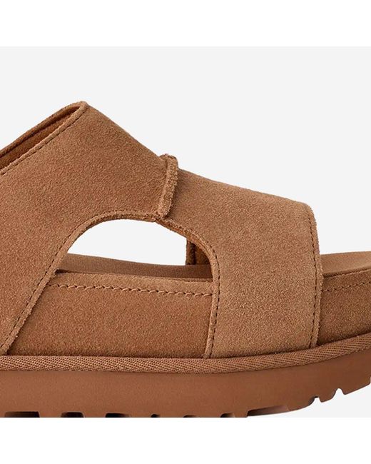 Ugg Brown Goldenstar Hi Cutout Sandals