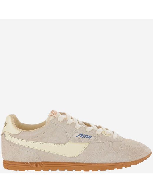 Autry Windspin Leder -Turnschuhe in Natural für Herren