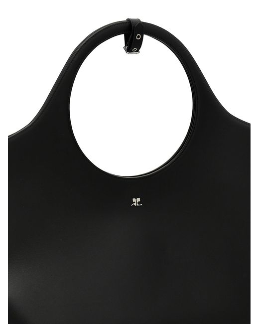 Courreges Black Courreves 'Maxi Holy' Handtasche