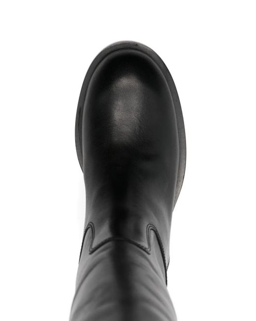 Paris Texas Black Flat Nappa Boots