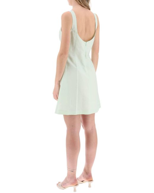Stella McCartney Green Stella Mc Cartney Mini Korsettstil Kleid
