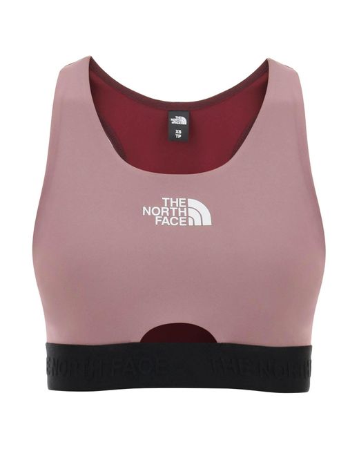 The North Face Mountain Athletics Sports Top in het Red