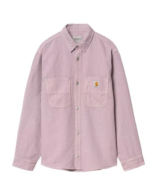 Carhartt Pink Walter Shirt Jacket