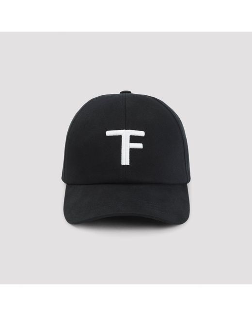 Tom Ford Black Cotton Hat for men