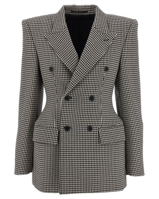 Balenciaga Black Blazer "Hourglass".
