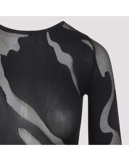 Wolford Rose Shadow Stringlichaam in het Black
