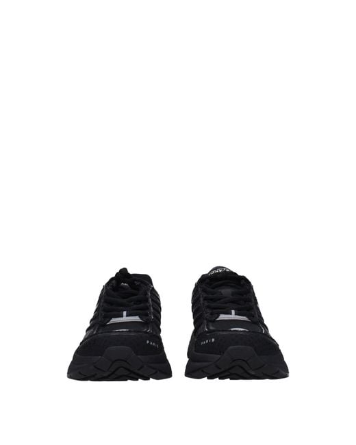 KENZO Black Sneakers Donna Tessuto Nero