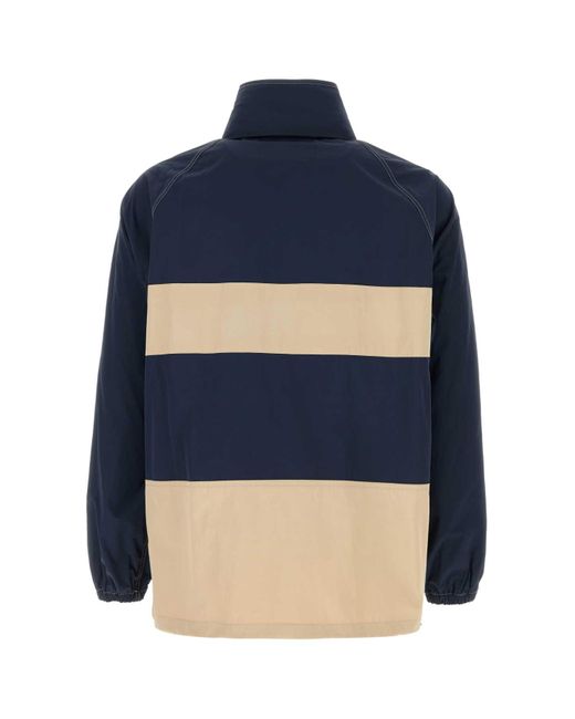 Fay Blue Two-Tone Nylon Jacket for men