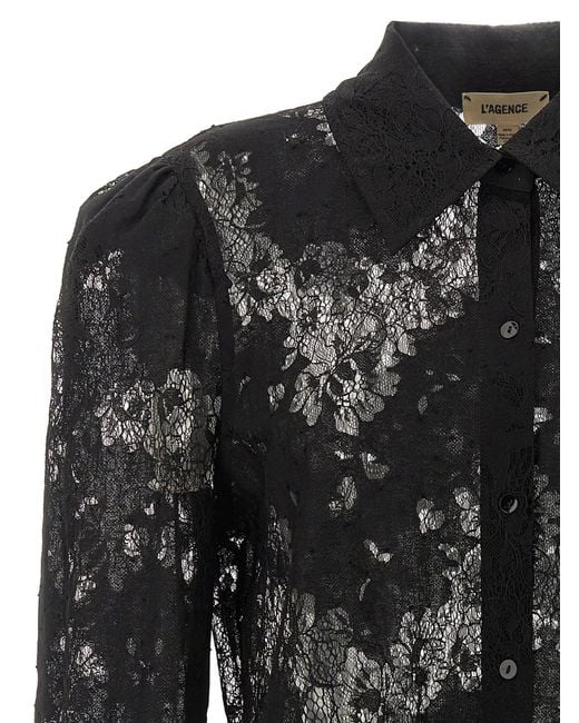 L'Agence Black 'Jenica' Shirt
